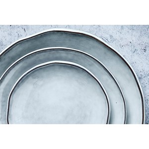 Assiette 16cm - gris orage