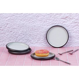 Assiette 15,5cm - 4 pc - onyx