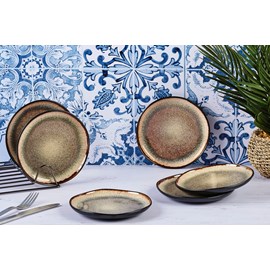 Assiette 16cm - marron sauvage