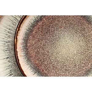 Assiette 16cm - marron sauvage