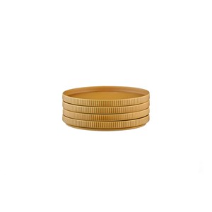 Assiette 16,5cm - 4 pc - ocre