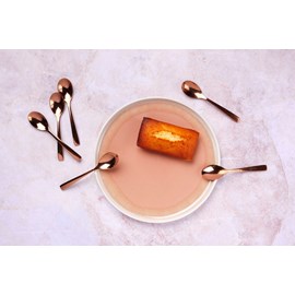 Coffret 6 petites cuillères - copper