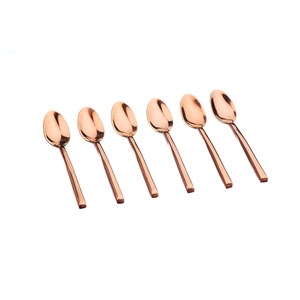 Coffret 6 petites cuillères - copper