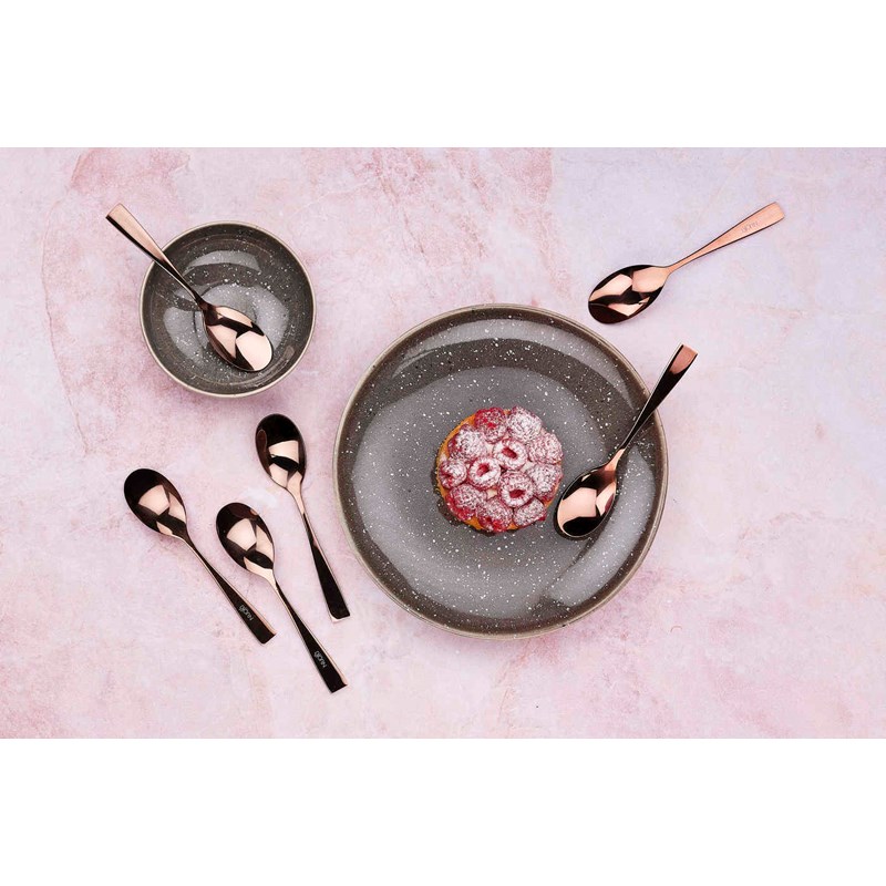 Coffret 6 petites cuillères - copper