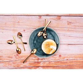 Coffret 6 petites cuillères - copper