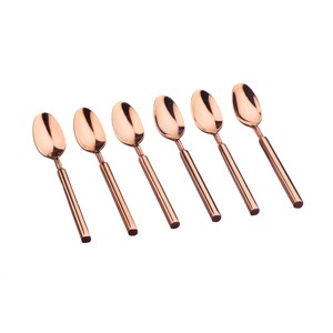 Coffret 6 petites cuillères - copper