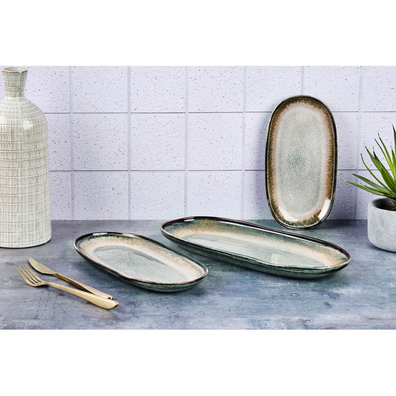Plateau de service - 3 pc - terre