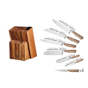 Bloc couteaux de cuisine et  à steak