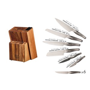 Bloc couteaux de cuisine et  à steak