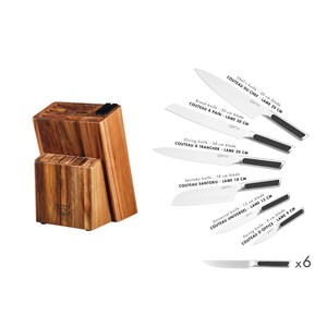 Bloc couteaux de cuisine et  à steak