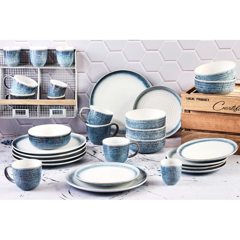 Service complet - 30 pc - azur