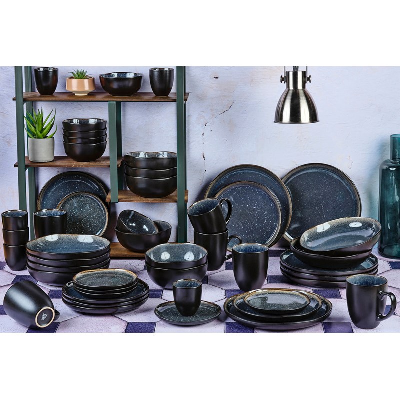 Service complet - 48 pc - bleu nuit