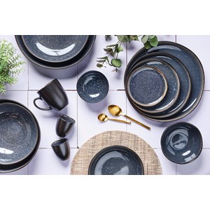 Service complet - 48 pc - bleu nuit