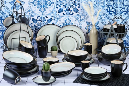 Service complet - 48 pc - blanc ivoire