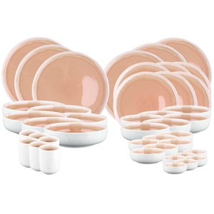 Service complet - 42 pc - rose poudre