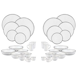 Service complet - 32 pc - blanc neige