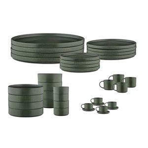 Service complet - 36 pc - olive