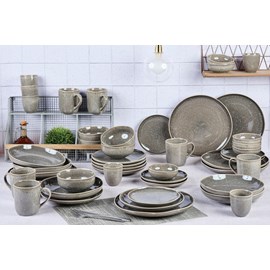 Service complet - 48 pc - gris béton