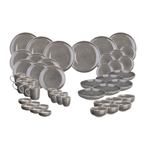 Service complet - 48 pc - gris béton