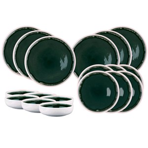 Service les essentiels - vert de gris