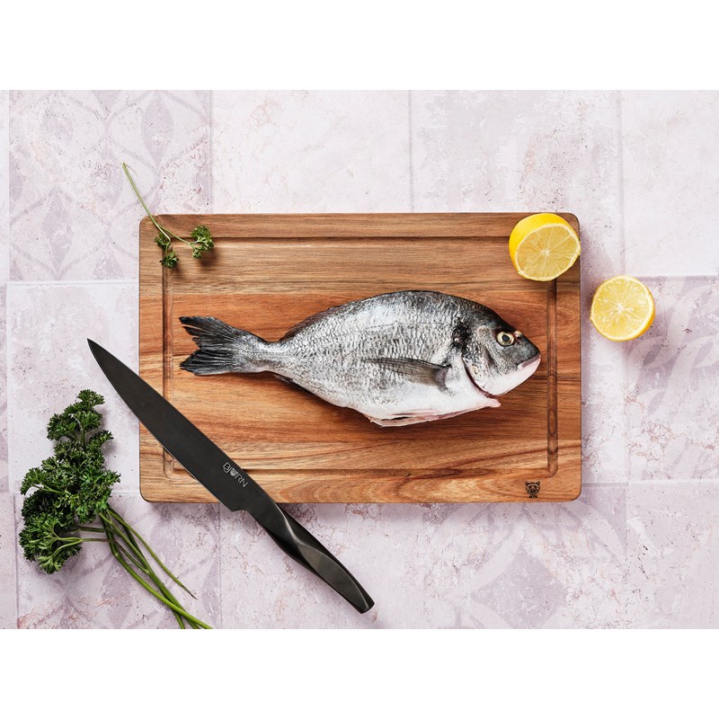 Planche à découper en bois d'acacia alva