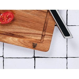 Planche à découper en bois d'acacia alva