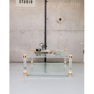 Donna, la table basse en verre n°132