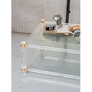 Donna, la table basse en verre n°132