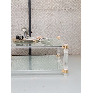 Donna, la table basse en verre n°132