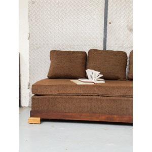 Clara, la banquette marron haute n°28