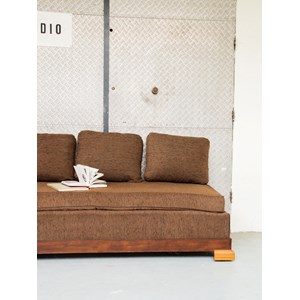Clara, la banquette marron haute n°28