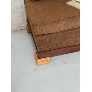 Clara, la banquette marron haute n°28