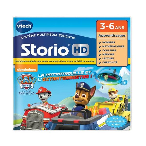 Jeu storio hd la pat'patrouille et l'ext