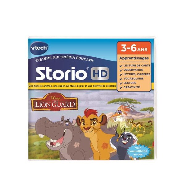 Jeu hd storio le roi lion vtech