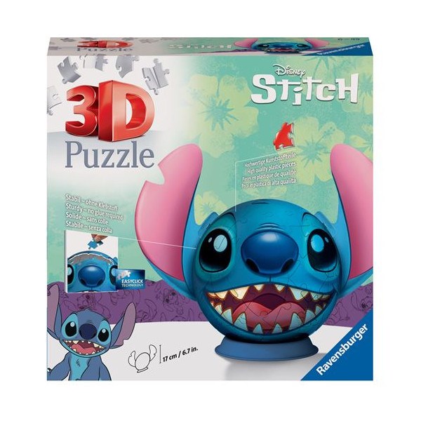 Puzzle 3d ravensburger disney stitch 72