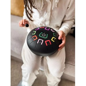 Tongue drum 11 notes noir