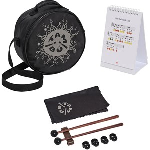 Tongue drum 11 notes noir