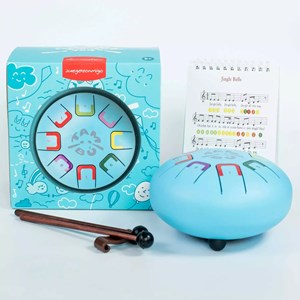 Tongue drum 8 notes bleu ciel