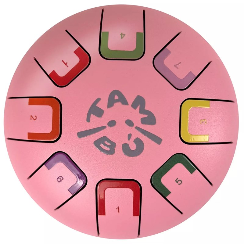 Tongue drum 8 notes rose