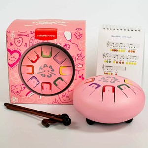 Tongue drum 8 notes rose