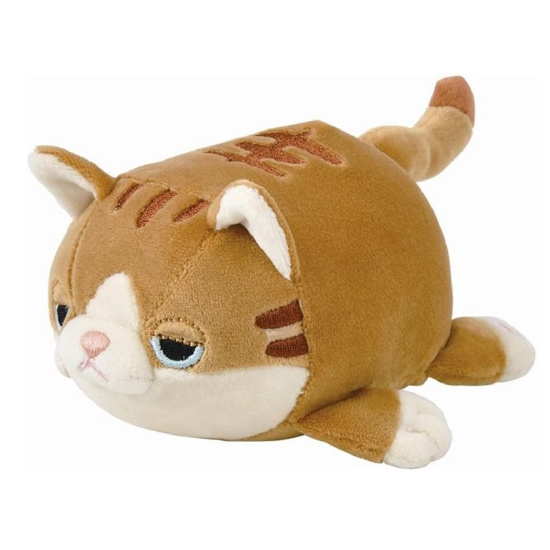 Peluche mugi le bébé chat brun 11 cm
