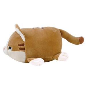 Peluche mugi le bébé chat brun 11 cm