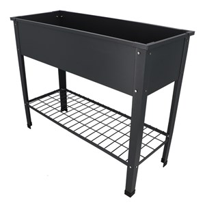 Carré potager en métal anthracite