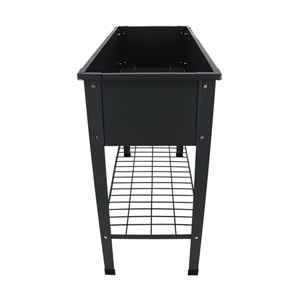 Carré potager en métal anthracite