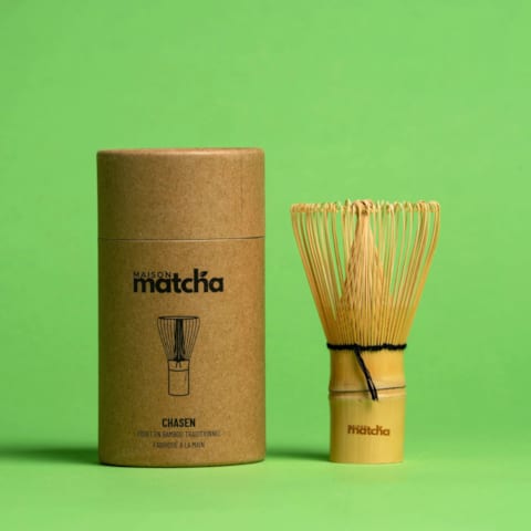 BuyWeek Support De Fouet à Matcha En Céramique - Porte Chasen Pour Thé Matcha (Noir)