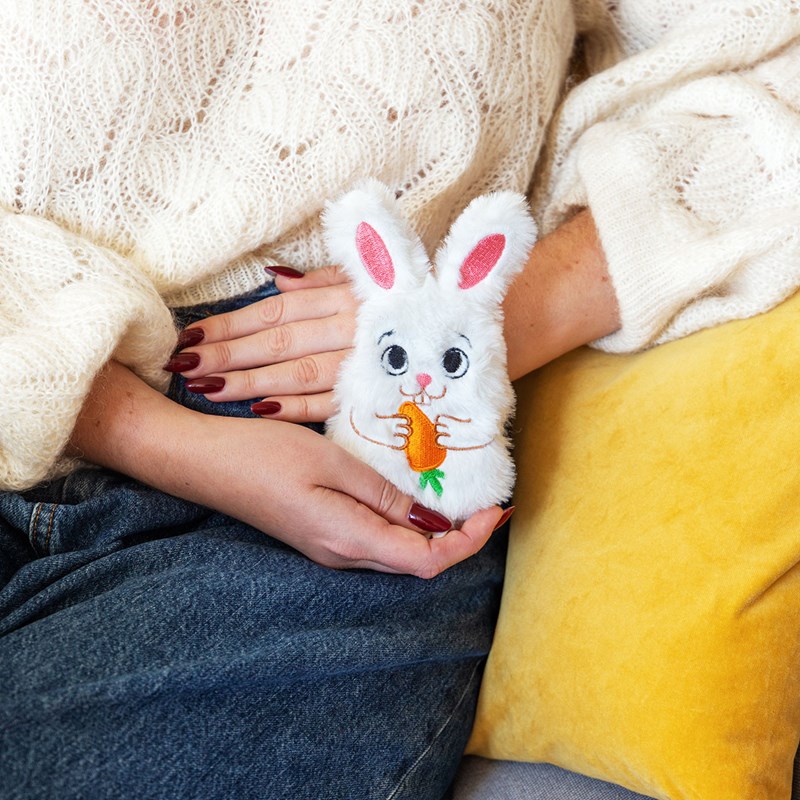 Chaufferette main réutilisable lapin 2