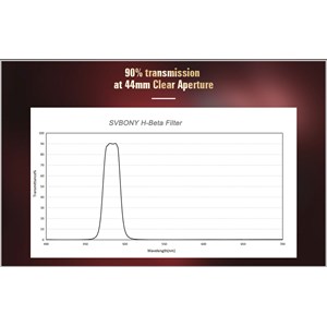 Filtre h beta 25nm 2 pouces svbony