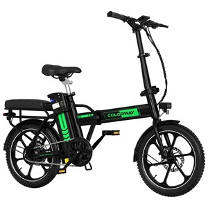 Colorway vélo électrique 16pc pliant noir