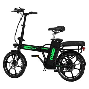 Colorway vélo électrique 16pc pliant noir