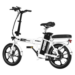 Colorway vélo électrique 16pc pliant blanc